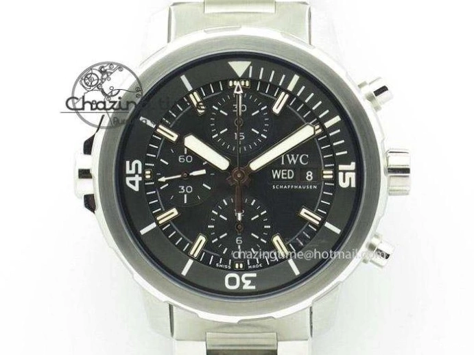 MIROTIME 0323 Mark XVIII IW327006 Titanium V7F 1:1 Best Edition Black Dial on Brown Leather Strap A Attractive 7080